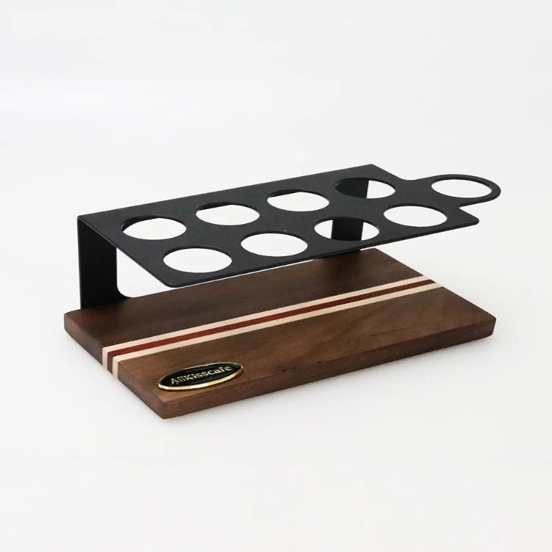 Coffee bean dosing tubes designed for home barista setups.