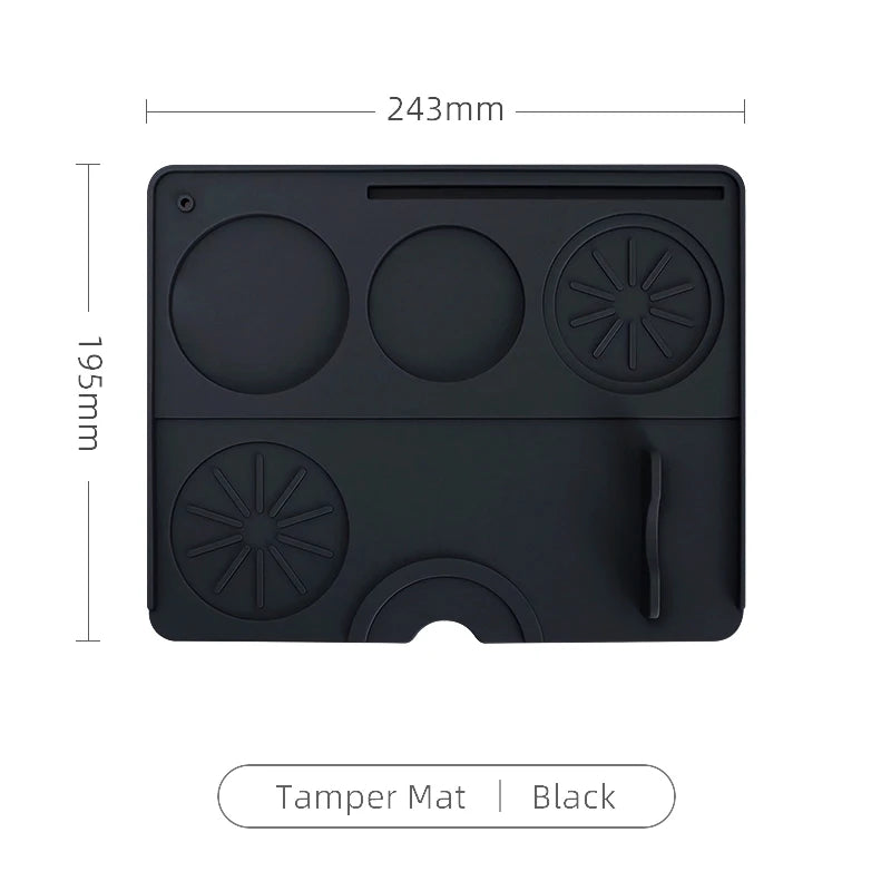 ALIKISSCAFE portafilter holder for 51 mm and 54 mm espresso tools.