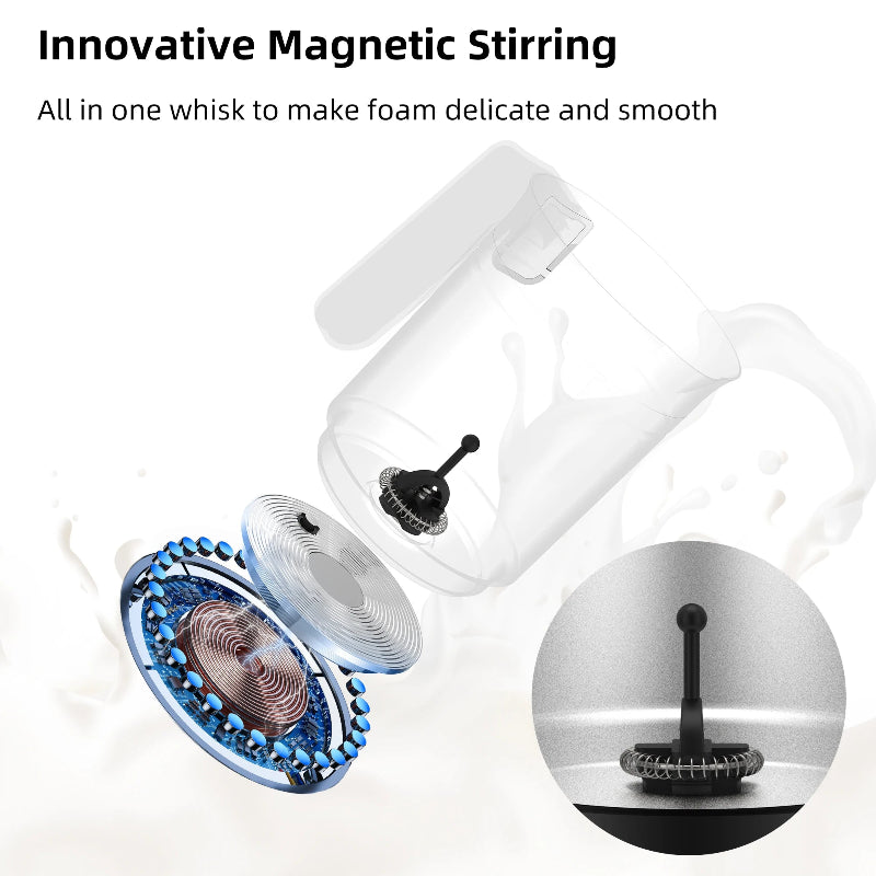 Premium milk frother for home coffee stations.
