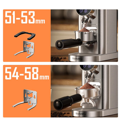 BioloMix burr grinder for espresso, drip coffee, and French press.