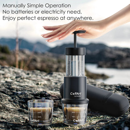 The BioloMix portable coffee maker with hot and cold brewing.
