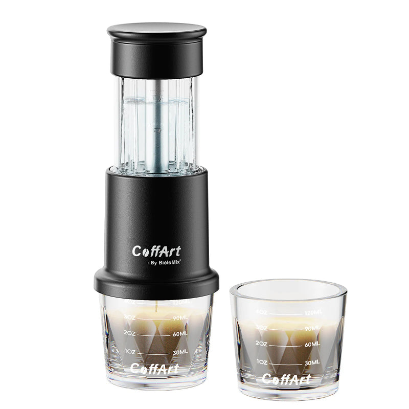 Lightweight coffee maker designed for coffee lovers on the go.