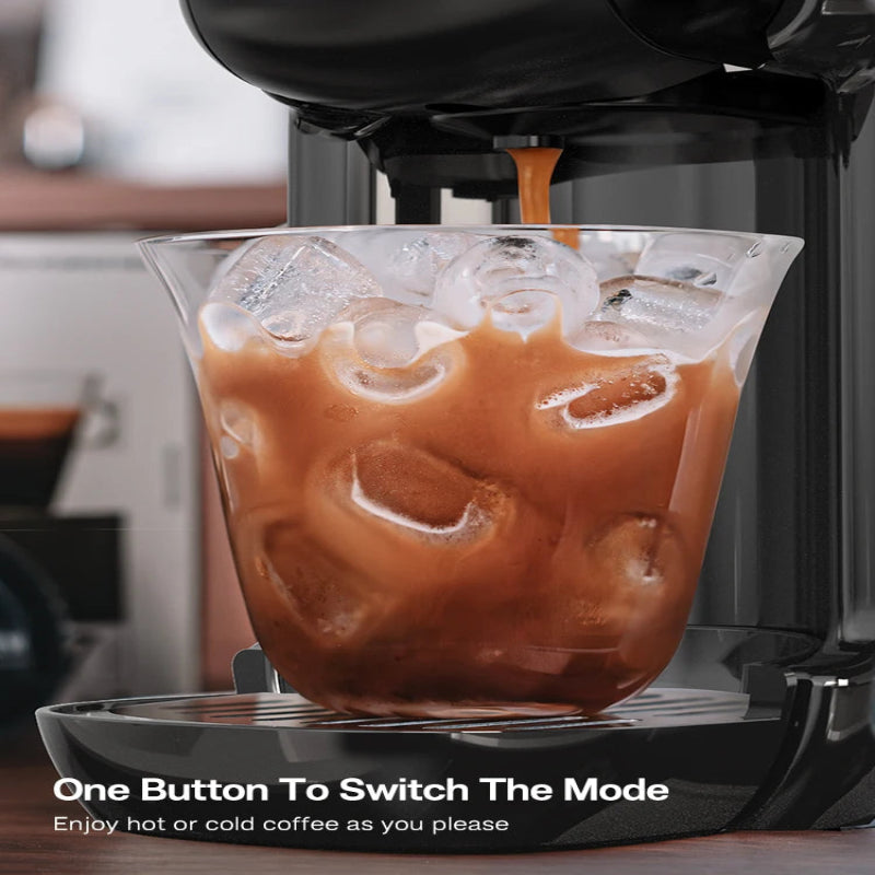 HiBREW H2B white capsule coffee machine for contemporary kitchens.