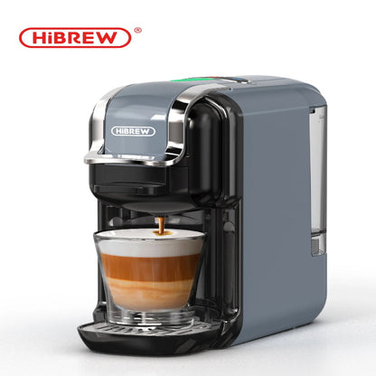 HiBREW H2B 20-bar coffee maker for espresso preparation.