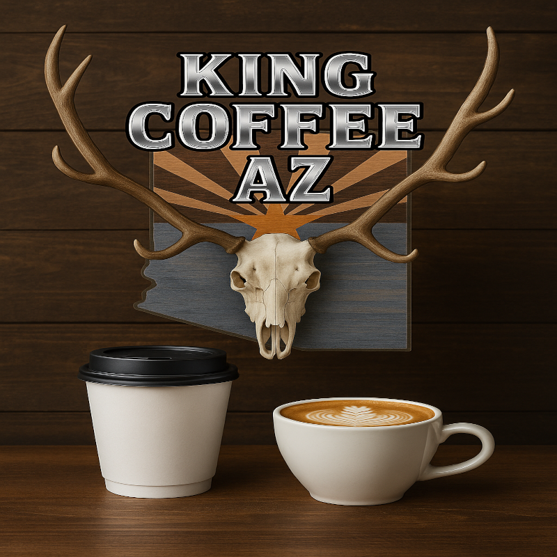 King Coffee Roasters Arizona Signature Coffee Blends.