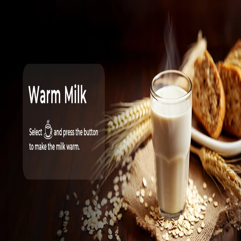 Automatic milk steamer for espresso and specialty coffee.
