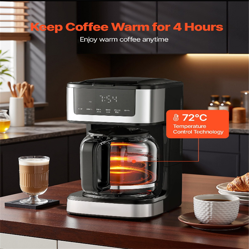 Strong coffee mode on the VEVOR programmable coffee maker