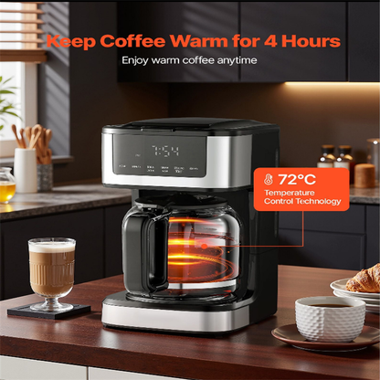 Strong coffee mode on the VEVOR programmable coffee maker