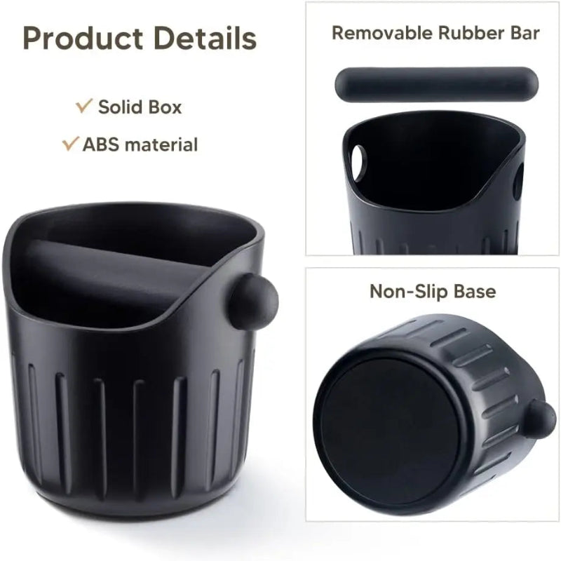 Keep your espresso workflow clean with the iCafilas knock box for coffee.